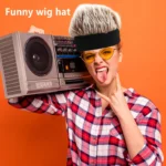 Hat with Wig Knitted Spiked Hairs Realistic Hip Hop Wig Hat Men Women Cold Weather Hats for Daily Wear Party Cosplay - Image 3