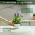 Artificial Potted Plants With Lifelike Foliage And No Maintenance Perfect For Home Office Bathroom Desktop Shelf Decor - Image 6