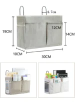 Portable Baby Care Essentials Hanging Organizers Crib Storage Cradle Baby Crib Organizer Diaper Bag Baby Bed Accessories - Image 21