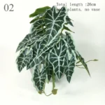 Artificial Terrarium Plants Vine Wall Hanging Flower Rattan Simulation Plastic Leaf Rattan Green Grass Home Balcony Garden Decor - Image 16