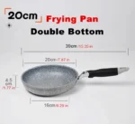 Frying Pan 28/26/24/20cm Wok Pan Non-stick Pan Skillet Cauldron Induction Cooker Frying Pans Pancake Pan Egg Pan Gas Stove Home - Image 10