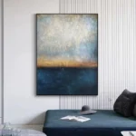 Colorful Textured Wall Art Abstract Handmade Painting On Canvas Large Wall Decor Room Decoration For Living Room Bedroom Picture - Image 6