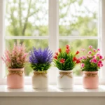 Artificial Small Plants with Pot Fake Plant for Home Living Room Bedroom Entrance Cabinet Office Tabletop Windowsill Decoration - Image 15