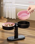 Pet supplies: Cat bowls/water bowls, dog bowls, tip-over resistant pet bowls, height adjustable. - Image 17