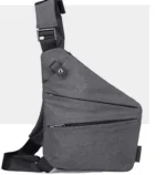 Chest Bags Crossobdy Bags for Men Waterproof Male Multifunction Cross Body Messenger Bag Single Shoulder Grey Fanny Pack Sac - Image 8
