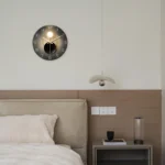 Wall Clock for Living Room Decor Kitchen Wall Clocks Battery Operated Round Glass Decorative Wall Clock Non Ticking - Image 4