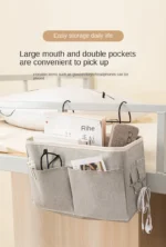 Portable  Hanging Organizers Baby Care Essentials Crib Storage Cradle Baby Crib Organizer Diaper Bag Linen Baby Bed Accessories - Image 15