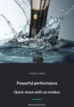 New Electric Shaver for Men with LCD Display, USB Rechargeable Home Water Washable Beard Razor - Image 9