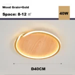 Modern LED Room Decoration Ring Ceiling Light Living Room Bedroom Dining Room Ceiling Lamp Indoor Lighting Decorative Lamps - Image 13