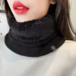 Fashion Women Knitted Scarf Solid Cashmer Like Winter Snood Scarves Lady Warm Thick Unisex Men Neck Scarfs Ring - Image 18