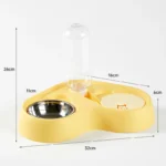 New Cat Feeder Water Bowl Water and Food All-in-one Two-in-one Pet Cat Bowl Pet Supplies - Image 20