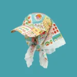 Women's Hats Spring Seaside Vacations French Sweet Cute Girls Outdoor Headscarves With Straps Baseball Caps Funny Fashion Hats - Image 2