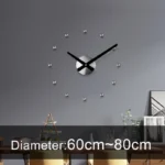 Spain Large Wall Clock Modern Design Metal Luxury Wall Watches Clocks DIY Home Decor Silent Living Room Orologi Da Parete Gift - Image 11