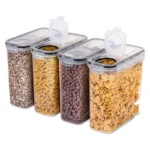 Food Storage Containers with Lids Stackable Treat Box Containers for Kitchen Pantry Organization Containers for Rice Dispenser - Image 5