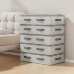 XL Multi-Layer Under-Bed Storage Bags, Durable Non-Woven Organizers for Seasonal Clothes & Bedding, Foldable Portable Containers - Image 3