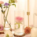 Glass Clear Cylinder Flower Vases for Centerpieces Wedding Decoration,Hurricane Floating Candle Holder for Party Home Decor - Image 6