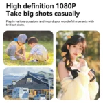 4K Vlogging Travel Front-facing Digital Camera A15 Portable High Definition 1080P Photography Travel Selfie Cam 44MP Resolution - Image 12