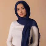 Muslim Women Cotton Linen Crinkle Scarves Hijab New Fashion Plain Solid Shawls Scarves - Image 4