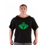 Men's T Shirts Fitness Men Bodybuilding  Shirt Batwing Sleeve Rag shirt Gym Fitness Muscle Running T shirt - Image 54