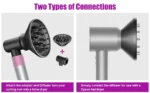 Hair Dryer for  HD01 HD02 HD03  Accessories Hair Dryer Curl Hair Outlet Accessories Diffusion Drying Styling Suitable 1Pcs - Image 19