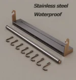 Stainless Steel Kitchen Paper Towel Rack Wall Shelf with Hook Kitchen Gadgets Hanging Organizers Storage Utensils for Kitchen - Image 14