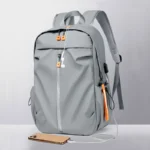 Fashion Men's Backpacks Large Capacity Students School Bag With USB Charging Port Laptop Bags Lightweight Men Travel Backpack - Image 4