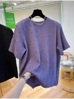 Summer Men T-Shirts Casual Lazy Breathable Quick Drying Short Sleeves Cool Fashion Loose Korean Outdoor High Street Top - Image 13