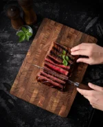 Large Size,High Quality Teak Wood Cutting Board:16.5*11.8 Inch/13.3*9.5 Inch,1 Inch Thick，Suitable For Christmas，Halloween - Image 15