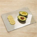 Kitchen cutting board, 15.3 * 11.8 inch transparent black cutting board with hanging holes, non slip cutting board for cooking, - Image 9