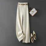 Dress Pants Work Office Long Women's Tailoring Female Trousers Casual Harajuku Slacks All Medium Y2k Streetwear Elastic One Size - Image 8