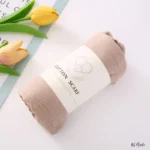 Fancy Fine Pleated Rayon Cotton Scarves Micro Crinkle Soft Cotton Long Shawl Factory Hemming Cheap Price Hijab - Image 30