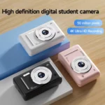 4k Digital Camera IPS HD 50MP CCD Camera 2.4" Autofocus Vlogging Student Camcorder 8X Dual Cam and LED Flash Video Photo Filming - Image 12