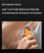 Electric Shaver for Men Dual Floating Blades LED Digital Display Rechargeable Mini Travel Razor Waterproof Compact Beard Trimmer - Image 15