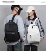 Backpack Simple New Style College Style Small Backpack Travel Lightweight Korean Version Junior High School Double Shoulder Bags - Image 11