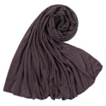 Women Big Size Cotton Jersey Hijabs Scarf Islamic Turban Shawls Trendy Muslim Hijab Solid Plain Cotton Scarves Headscarf - Image 26