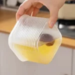 Food Storage Container 6 Grids Vegetable Fruit Fresh-keeping Box with Lid for Refrigerator Kitchen Spice Seasoning Storage Jar - Image 4