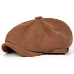 Unisex Corduroy Newsboy Caps Men British Painters Hats Spring and Autumn Berets Hip Hop Berets - Image 3