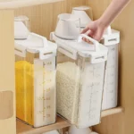 2.5L Covered Moisture-proof Sealed Storage Container - Used for Grain, Nut, Flour, Rice Food Storage Boxes