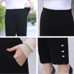 Office Formal Plus Size Pants For Women 7XL 6XL 5XL 4XL White Straight Girls High Waisted Lady Black Work Spring Summer Trousers - Image 5