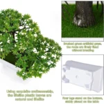 Artificial Plants Bonsai Simulated Tree Potted Fake Flowers Table Porch Potted Ornaments Home Wedding Decor Housewarming Gift - Image 3