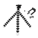 Tripods Tripod for Phone, Mobile Camera Holder Clip, Smartphone Monopod Stand, Octopus Mini Tripod Stativ - Image 7
