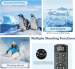 for Nikon Wireless Camera Remote Control Shutter Release Work with Nikon P1100 Z5 Z5II Z6III Z7II P950 B600 A1000 Zf Z50 Z30 - Image 4
