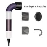 1400W high-power hair dryer, dries hair quickly, lightweight body, low noise, comes with various types of air nozzles. - Image 7