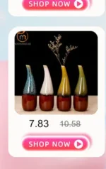 Modern Flower Vases For Homes Ceramic Vase Decoration Flower Glaze Flower Home Accessories Ceramic Craft Ornaments Green Plant - Image 14