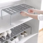 ABS Shoe Rack Extensible Shoe Hanger Storage Space Saving Shelf Telescopic Storage Rack Household Kitchen Cabinet Organizer