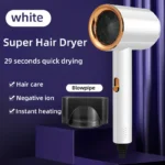 Professional hair salon hair dryer, featuring high-speed drying and ion heating functions. An essential item for travel. - Image 7