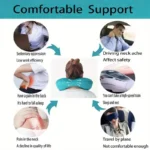 Inflatable Portable Neck Pillow U-shaped Pillow That Can Be Stored And Self Filled Suitable For Outdoor Travel Business Trips - Image 23