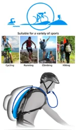 Bicycle Bike Cycling Backpack Day Pack Water Bag Storage Knapsack Trail Running Climbing Jogging Hydration Bladder Rucksack - Image 34