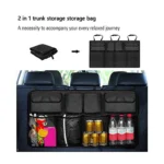 Car Trunk Organizer Universal Adjustable Backseat Storage Bag Net High Capacity Hanging Organizers for Jeeps SUVs Vans - Image 12
