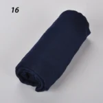 Sparsil Women Summer Soft Retro Tassels Solid Color 180x90 Shawls Female Thin Wraps Hijab Beach Holiday Scarf - Image 16